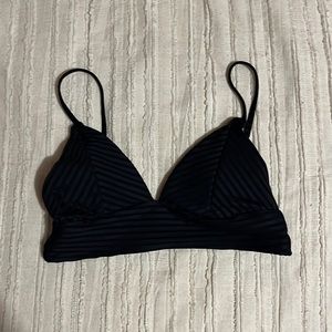 Black swim top